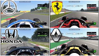 Engine Sound  F1 2019 vs F1 2020 [upl. by Mokas]