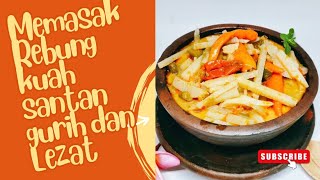 Memasak rebung kuah santan [upl. by Sokcin63]