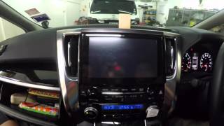 Toyota Vellfire AGH30  Fm conversion Touch screen [upl. by Suivatal]