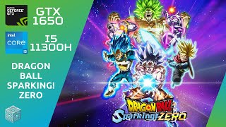 DRAGON BALL SPARKING ZERO  GTX 1650  I511300H  8GB RAM All Settings [upl. by Naor881]