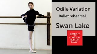 Odile Variation  Ballet Swan lake  Polina Mitryashina  Вариация Одиллии хореография Петипа [upl. by Paddy]