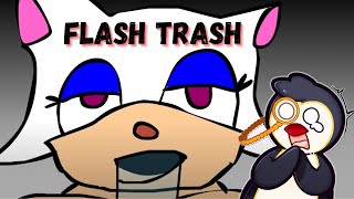 These Sonic flash games are WAY TOO MUCH FOR ME Flash Trash Episode 4 [upl. by Latsyrhc]