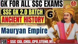 Lecture06 Ancient History By PARMAR SSC  SSC GK 20 BATCH [upl. by Nahtaneoj]