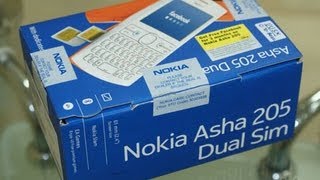 Nokia Asha 205 unboxing and review [upl. by Aziar332]