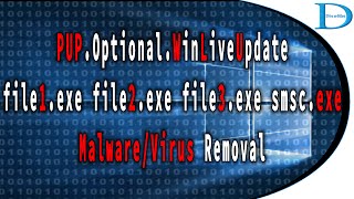 file2exe file3exe Virus Removal W32SdbotPH WORM PUPOptionalWinLiveUpdate [upl. by Shirberg910]