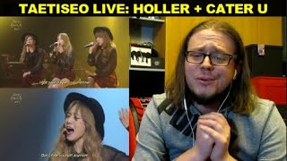 TTS  Cater U  Holler Live Sketchbook REACTION  Baby Sone Reacts To Girls Generation [upl. by Marian]