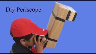 How to make periscope with cardboard  Science project  Diy  DM [upl. by Ultun37]