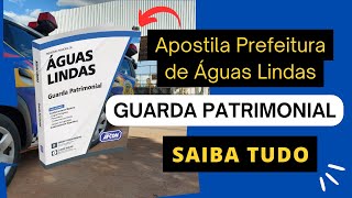 Apostila Prefeitura de Águas Lindas GO 2024  Guarda Patrimonial [upl. by Genisia]