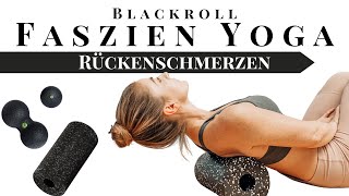 Faszientraining  Faszien Yoga gegen Rückenschmerzen  Blackroll [upl. by Pegma943]