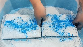 AgainBlue Paste 💙 Sponges Squeezing ASMR [upl. by Blase]