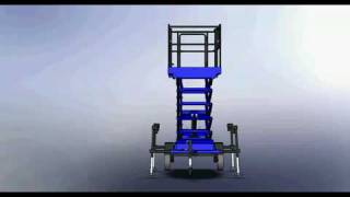 TP9000 Portable Scissor Lift  Google Chromemp4 [upl. by Natsirt760]