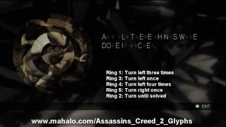 Assassins Creed 2 Walkthrough  Glyph Puzzle 6 HD [upl. by Mcleroy]