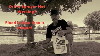 How To FIX Your Sprayer In Less Than A Minute FAST results [upl. by Linzer554]