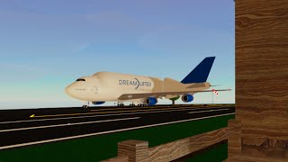 PTFS Boeing 747 Dreamlifter landing challenge at Boltic Airfield [upl. by Collbaith417]