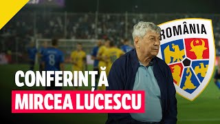 Conferință de presă Mircea Lucescu după victoria României împotriva Kosovo [upl. by Elah]