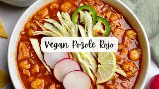 Vegan Pozole Rojo [upl. by Drooff451]