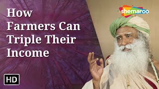 India s Agriculture  How We Can Triple Farmer Income  Sadhguru [upl. by Abott]