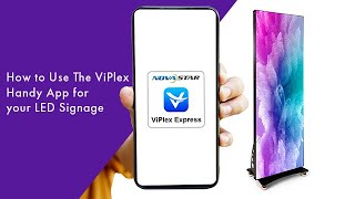 ViPlex Handy App Tutorial for LED Digital Signage Devices  Displays2go® [upl. by Llednyl]