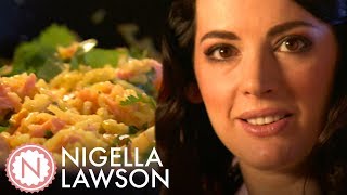 Nigella Lawsons AsianSpiced Kedgeree  Nigella Bites [upl. by Wanonah381]