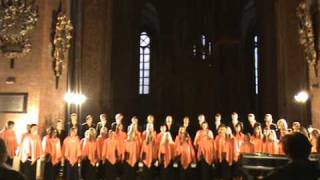 LU FMF choir Aura sings quotLaudate omnes gentesquot quotAve Mariaquot quotLocus istequot [upl. by Girardi]