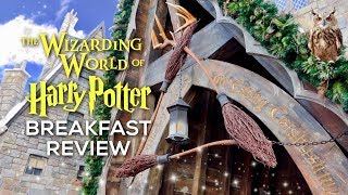 ALL THE BREAKFAST AT THE THREE BROOMSTICKS  WIZARDING WORLD OF HARRY POTTER UNIVERSAL STUDIOS [upl. by Guthrey]