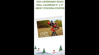 Astronomy Space 2025 Wall Calendar astrophotography astronomy holidaygifts 2025 space [upl. by Kenon622]