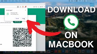 How to Install WhatsApp in Mac  Download WhatsApp for Macbook Air Pro Pro Max Mini Imac [upl. by Socha]