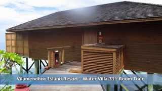 Vilamendhoo Island Resort  Jacuzzi Water Villa Room 311 Tour [upl. by Sileray]