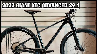 2022 GIANT XTC ADVANCED 29 1 BLACK BLACK [upl. by Alrich]