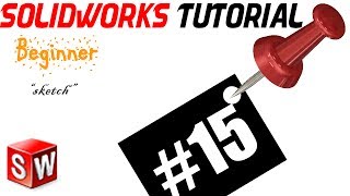 SolidWorks 2014 Tutorial 15 Convert Entities [upl. by Joelly]