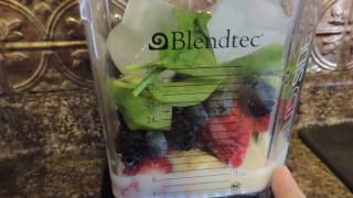 Blendtec Designer Series Wildside Blender Review  Making A Smoothie [upl. by Eugaet406]