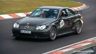 Decatted MercedesBenz CLK AMG DTM  BRUTAL SOUND [upl. by Yrred]