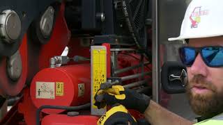 Fassi F275F545 Radio Remote Outrigger Operation [upl. by Airotal]