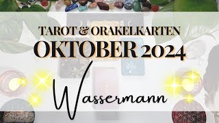 ♡ WASSERMANN ☆ So schön Wunscherfüllung ☆ Oktober 2024 ☆ Tarot und Orakelkarten ♡ [upl. by Helmut]