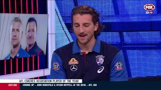 Marcus Bontempelli  AFL Coaches Association Player of the Year  AFL 360 [upl. by Ainotna]