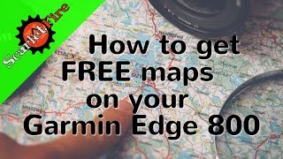 How to install a free GPS Open Streetmap OSM map to your Garmin Edge 800 cycling computer [upl. by Blynn]