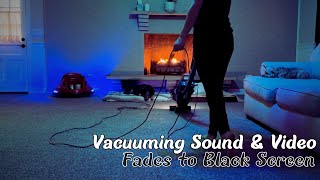 6 HOUR Cozy Nighttime Vacuuming with Dogs by the Fireplace  Fades to Black Screen [upl. by Meggie]