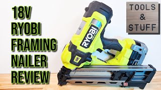 Ryobi 18v Framing Nailer Review Can it Punch as Hard as Other Nailers [upl. by Nnylrefinnej925]