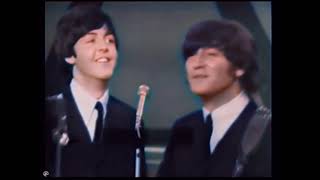 Beatles live in Blackpool in colour including first performance of Yesterday [upl. by Tlok]