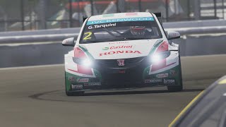 Forza 6 BTCCWTCC race at Silverstone replay 1080p60fps [upl. by Nerb]