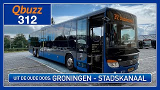 4K LIJN 312 GRONINGEN  STADSKANAAL  2021  QBUZZ  GRONINGEN [upl. by Denise4]