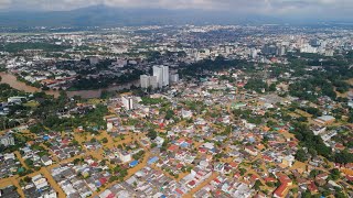 มหาอุทกภัยเชียงใหม่ 67​ Chiang Mai Flood Aerial Views October 5 2024 [upl. by Gnuy]