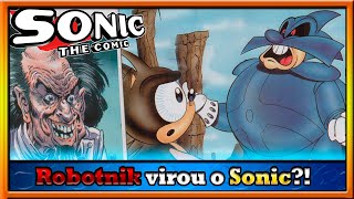 Robotnik com os poderes de Sonic  Sonic The Comic Fleetway Edição 3740 [upl. by Norrie159]