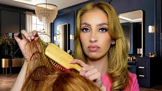 ASMR ✨ PELUQUERA ANTIPATICA TE PEINA 🎀😒💅🏻  ¿TE ARRUINA EL CABELLO 😱ROLEPLAY EN ESPAÑOL [upl. by Dorolice]