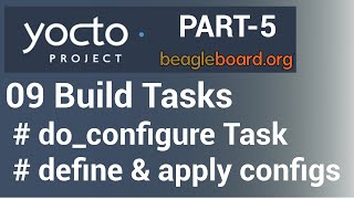 Yocto Tutorial  09 Yocto Build Tasks Part5  doconfigure With Example [upl. by Norita]