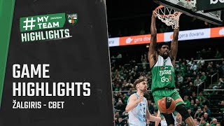 Žalgiris  CBet  Game Highlights  20240421 [upl. by Dylan]