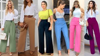 OUTFITS CON PANTALONES DE MODA [upl. by Reinaldos]