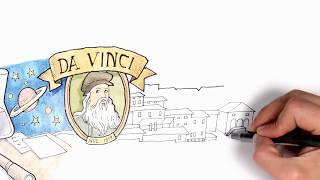 Leornado da Vinci  Ilustrando História [upl. by Nwahsel]