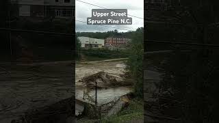 Insane Flooding Spruce Pine  North Carolina sprucepine flooding wncflooding [upl. by Lalise]