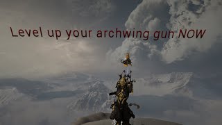 The FASTEST way to level up your ARCHGUN  Warframe [upl. by Phonsa]